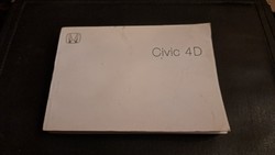 Honda Civic 4 D  használati utasítás