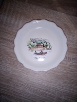 Aquincum porcelán tálka. Abaliget. Hibátlan. Jelzett