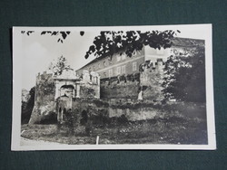 Képeslap,Siklós,Ó Vár látkép részlet ,1953-