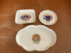 ANTIK HERENDI PORCELÁN CÍMERES TÁLAK, TÁLKÁK -1939