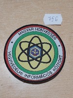 MH GÖRGEI ARTÚR VEGYVÉDELMI INFORMÁCIÓS KÖZPONT KARJELZÉS KÖZNAPI 756.