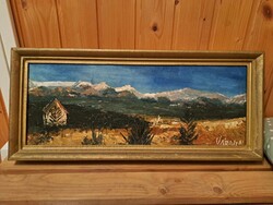 Váraljai Imre olaj festmény