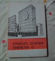 Pados Antal: Kőműves szakmai ismeretek III. (Műszaki, 1983; tankönyv)