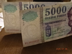 5000 FT FORINT 2008 / 2010 "BB / BC " SOROZAT