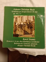 Johann Christian Bach: Symphonia concert, hanglemez, bakelit