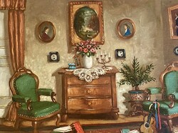 Apátfalvi Czene János (1904-1984), enteriör