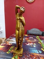 Opyn-Phryne görög kurtizán, női akt műgyanta szobor