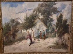 Ács Ágoston olajfestmény