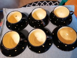 Retro zománcos kávés készlet