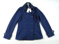 ÚJ! EREDETI GAS (M - 40-es) ELEGÁNS NŐI SÖTÉTKÉK SZÖVETKABÁT