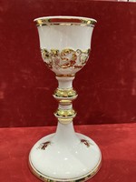 Hollóházi porcelán kehely