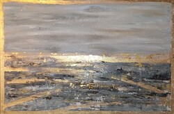 KarTü Art - Felszín alatt , 60x90 cm, absztrakt festmény