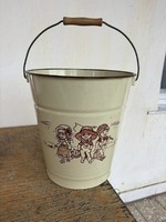 Figurás zománcos zománcozott vödör