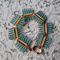 1950's design turquoise resin bracelet