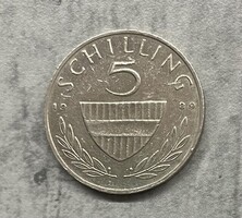 Ausztria - 5 Schilling 1989.