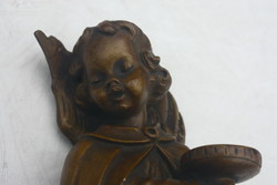 ANGYALKA SZOBOR, 22 cm ! Gyertyatartó, Kislány, Gyűjtemény, dekoráció, vallás