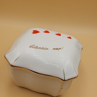 Valetin Nap Porcelán Bonbonier  Aquincum/ Anita Porcelángyár