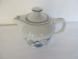HOLLÓHÁZI, 4 SZEMÉLYES KÁVÉFŐZŐ PORCELÁN RÉSZE MEISSENI MINTÁVAL. ALKUKÉPES!