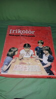 Retro TRIKOLÓR földrajzi party társasjáték TRIÁL a képek szerint
