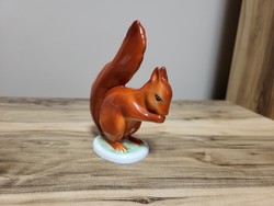 Hollóházi porcelán mókus
