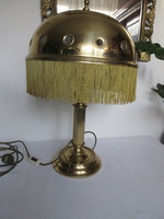RÉGI,RITKA,NAGY MÉRETŰ ,ART DECO SÁRGARÉZ, ASZTALI LÁMPA . ALKUKÉPES!