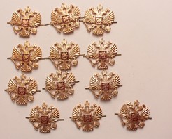 Orosz sapkajelvény lot 12 db - rendőrség (19)