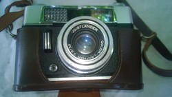 Voigtlander -Voigtländer Vitoret DR Color-Lanthar 2,8/50 fényképezőgép+bőrtokja remek állapot