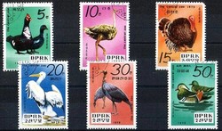 Észak-Korea - Állatkerti madarak (1979)