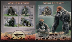Togo - Gorilla kisív+blokk (2013)