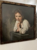 Rembrandt kép,  dibond nyomat