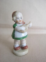 Fasold & Stauch Bock Wallendorf mini porcelán kislány