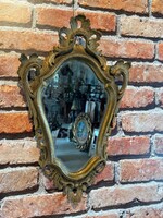 Baroque wooden mirror