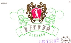 Boros címke: Ezerjó. Kecskemét.