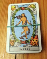Régi teljes Rider tarot kártya német