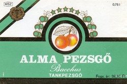 Italcímke: Alma pezsgő, Kiskunhalas.