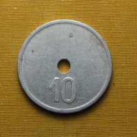 Baromfiipar BARNEVÁL bárca 10 érték - Kossuth címer