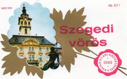 Boros címke: Szegedi Vörös.