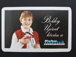 Kártyanaptár 1983 - Ruha Tisztító Szövetkezet feliratú retró zsebnaptár