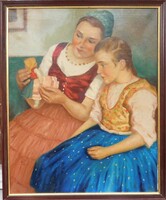 Pap Emil festmény