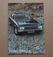 Veterán Ford Consul prospektus és szin minta ismertető katalógus német nyelvű
