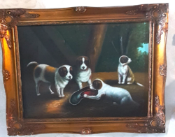 KUTYUSOK  BLONDEL KERETTEL 49x39