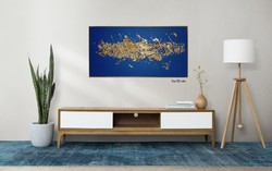 KarTü Art - Cet / Whale , 30x60 cm, absztrakt festmény