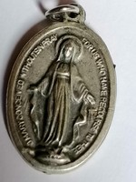 Vintage, keresztény Szűz Mária medál    709.