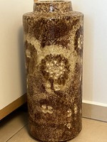 Pirogránit padlóváza a Zsolnay gyárból, 56 cm magas