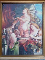 Hatalmas Antik Festmény