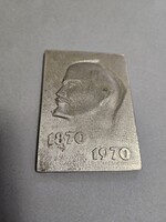 Szovjet régi Fém Lenin Plakett
