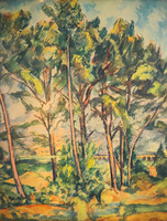 Paul Cezanne Reprodukciós színes nyomat