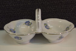 Zsolnay porcelán fűszertartó sótartó A009