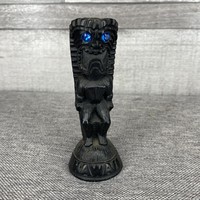 Vintage Lava CoCo Joe's Hawaii, Posessor of Powers kézzel faragott Tiki szobor