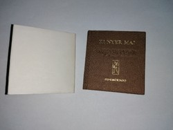 Ki nyer ma? - Zeneműkiadó Budapest - 1976. (minikönyv)